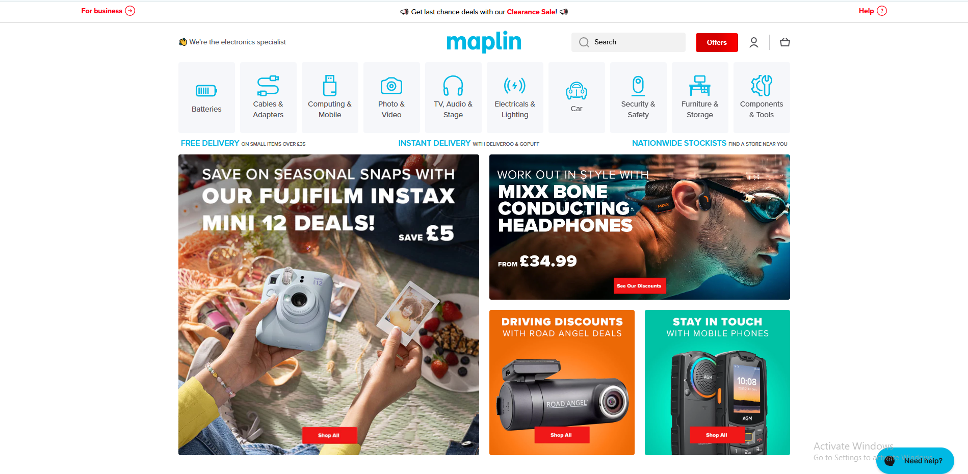 E-Commence : Maplin